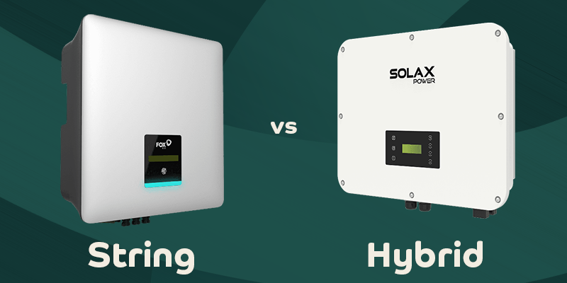 String vs hybrid solar inverter comparison